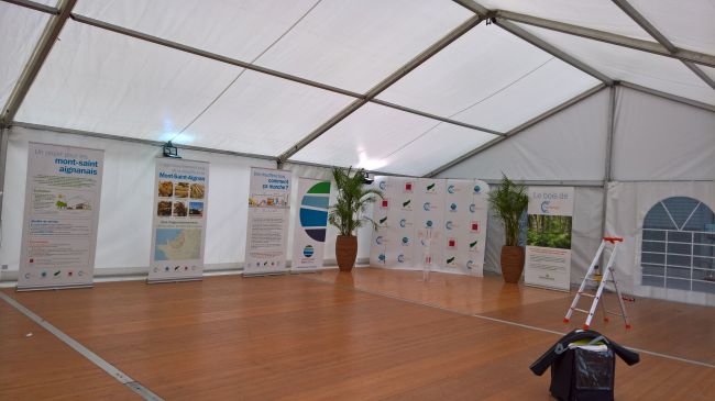 Location de tente pour inauguration Près de Rouen